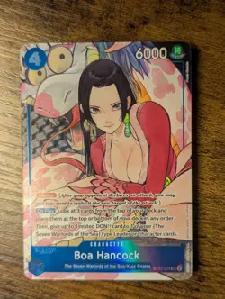 One Piece ☠ Boa Hancock Illustration Box Vol.1 ST17-004 Promo Card Foil ❤💜 🩷 - Image 2