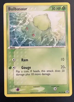 Bulbasaur | 55/112 | FireRed LeafGreen | Pokemon Card | NM - Image 1