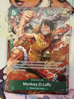 One Piece Card Game Monkey D. Luffy P-135 Release Event Winner Character - Image 1