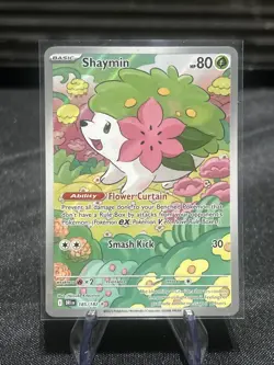 Pokemon TCG Shaymin Illustration Rare Card 185/182 Sv10: Destined Rivals - Image 1