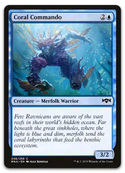 Coral Commando #36 (NM) Ravnica Allegiance RNA Magic MTG - Image 1