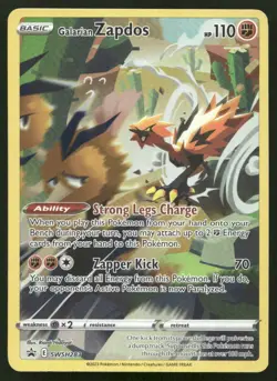 Galarian Zapdos Promo SWSH: Sword & Shield Promo Cards SWSH283 NM - Image 1