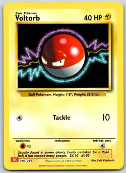 Voltorb Holo Classic Collection Trading Card Game Classic 010/034 NM - Image 1
