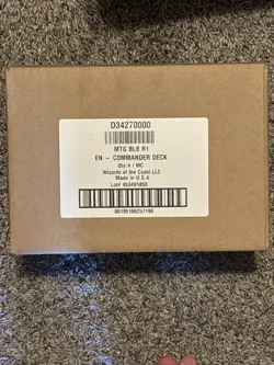 Magic MTG Bloomburrow Commander Deck Display Case Sealed 4 Decks #1 - Image 1