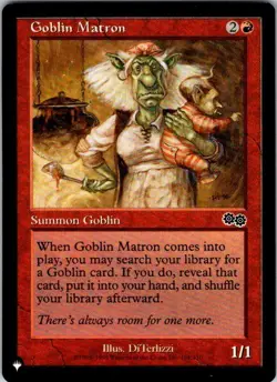 Goblin Matron (USG) 191/350 Common The List Reprints Magic: The Gathering LP - Image 1