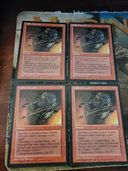 Fallen Empires MTG Playset Goblin Grenade (Ron Spencer) Magic - Image 1