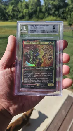BGS 9 Mint Blanka, Ferocious Friend Street Fighter x Magic Secret Lair MTG #431 - Image 1