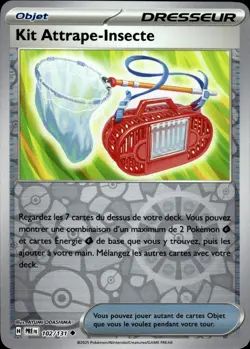 Carte Pokemon KIT ATTRAPE-INSECTE 102/131 REVERSE EV8.5 PRE FR NEUF - Image 1