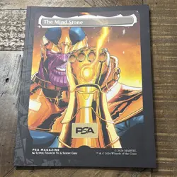 THANOS Magic the Gathering PSA Magazine Marvel The Mind Stone (NO Promo) - Image 1