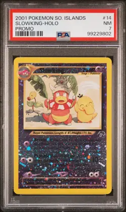 Pokemon 2001 PSA 7 NEAR MINT Slowking Holo Southern Islands Promo 14/18 - Image 1