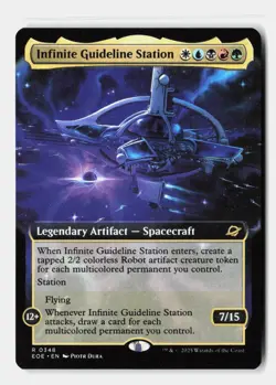 Infinite Guideline Station (Extended Art) 348 Edge of Eternities MTG NM - Image 1