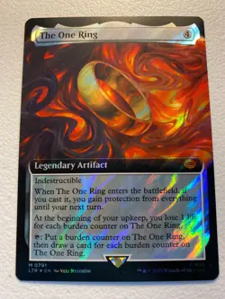 MTG 1x SURGE FOIL The One Ring # 791 Lord of the Rings Magic the Gathering x1 NM - Image 1