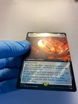 MTG 1x SURGE FOIL The One Ring # 791 Lord of the Rings Magic the Gathering x1 NM - Image 2