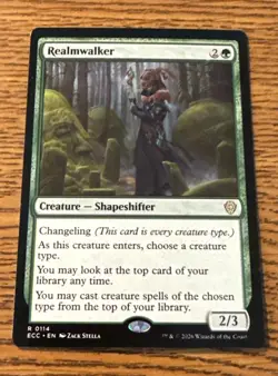 Realm-walker Commander: Lorwyn Eclipsed Regular R MTG MAGIC FRESH NM - Image 1