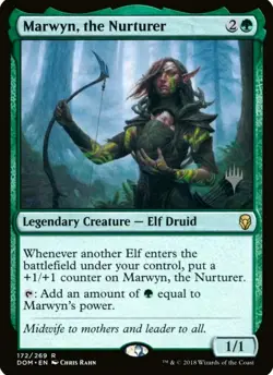 X 1 Marwyn, the Nurturer NM-M Dominaria United 172 MTG Magic The Gathering - Image 1