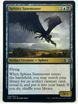 Sphinx Summoner NM/M* Double Masters ENGLISH 220/332 mtg -UnltdCards - Image 1