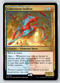 Colorstorm Stallion #180 Secrets of Strixhaven Magic The Gathering MTG - Image 1