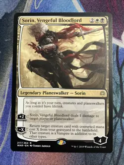 MTG 2019 War of the Spark: Sorin, Vengeful Bloodlord (217/264) - Image 1
