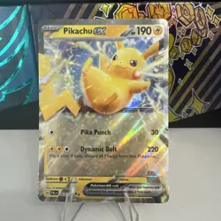 PIKACHU EX 063/193 DOUBLE RARE HOLO POKEMON TCG: SV02 - PALDEA EVOLVED NM - Image 1