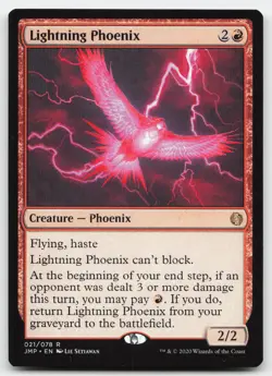 Lightning Phoenix #21 (NM) Jumpstart JMP Magic MTG - Image 1