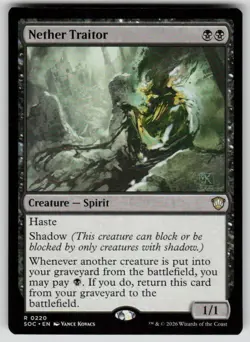 Nether Traitor Rare Commander: Secrets of Strixhaven 220 MTG Near Mint 2026 - Image 1