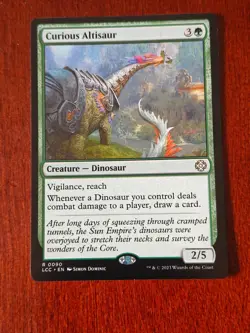 Curious Altisaur 90 R Normal LCC MTG NM - Image 1