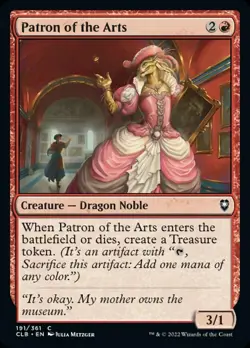 Patron of the Arts [Commander Legends: Battle for Baldur's Gate] Near Mint - Image 1