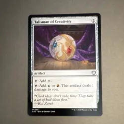 Wizards of the Coast Talisman of Creativity Artifact 357 Uncommon Strixhaven - Image 1
