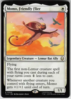 MTG Momo, Friendly Flier Normal NM Avatar: The Last Airbender Magic 29 - Image 1