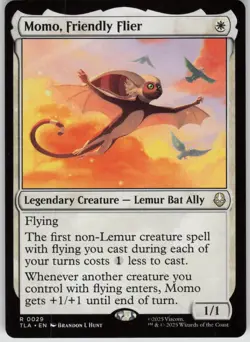 MTG Momo, Friendly Flier Normal NM Avatar: The Last Airbender Magic 29 - Image 1