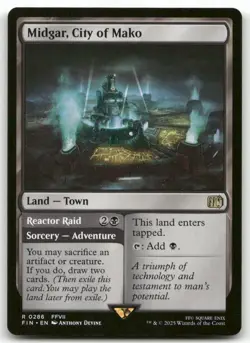 Midgar, City of Mako MTG FINAL FANTASY 286 R NM - Image 1