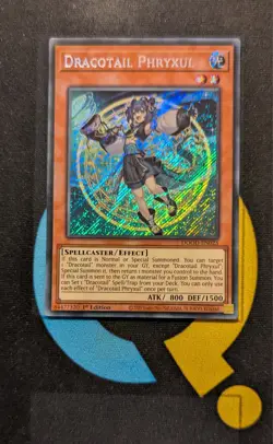 DOOD-EN023 Dracotail Phryxul Secret Rare 1st Ed YuGiOh - Image 1