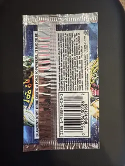 Yugioh LOD 1st Ed EMPTY Booster Pack Wrapper NO Cards Vintage Legacy of Darkness - Image 2