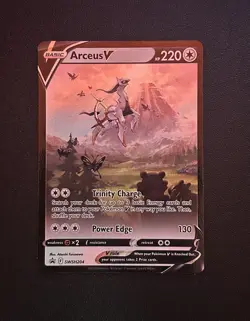 Pokemon TCG Arceus V SWSH204 2022 Figure Collection Black Star Promo Card - LP - Image 1