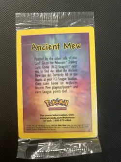 POKEMON Promo Card ANCIENT MEW Movie 2000 Foil Sealed New! HOLOFOIL - Mint New! - Image 5