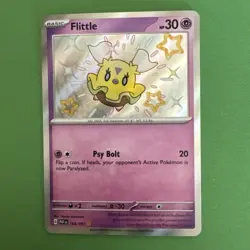 Pokemon Card - Flittle 164/091 SV: Paldean Fates Holo Shiny Near Mint - Image 3