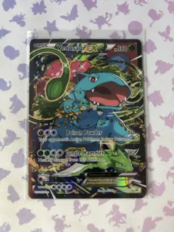 Pokemon TCG Venusaur EX XY123 Ultra Rare Black Star Promo Card - Image 1