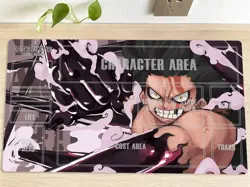 O-P Playmat Luffy Gear CCG OPCG TCG Trading Card Game Mat Mouse Pad Free Bag - Image 1