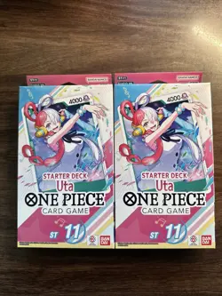 Starter Deck Uta ST-11 English One Piece Card Game TCG Sealed X2 - Image 1