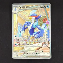 Pokemon TCG Quaquaval EX Scarlet & Violet Paldea Evolved Holo Card 260/193 - Image 1