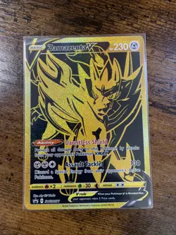 Zacian V SWSH076 + Zamazenta V SWSH077 2 Card Ultra Rare Pokemon Set - NM - Image 4