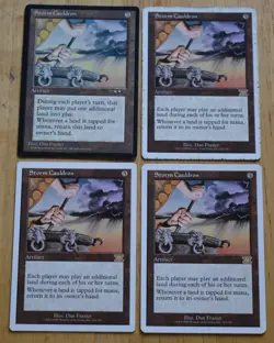MTG 4x Rare Artifact STORM CAULDRON (2) - Image 1