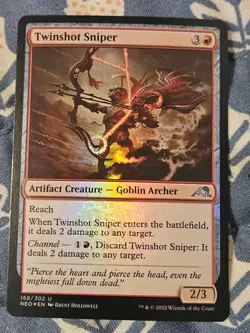 Twinshot Sniper FOIL Kamigawa Neon Dynasty MTG Magic - Image 1