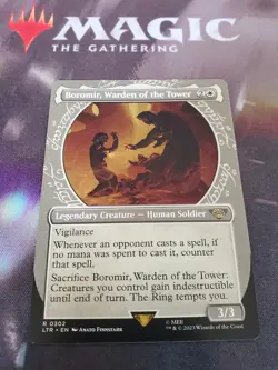 Mtg. Boromir, Warden of the Tower. Showcase. Lord of the Rings. Pack Fresh - Image 1