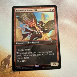 1x NM PROMO FOIL Slickshot Show-Off MTG *Store Championship Promo 0043 - Image 1