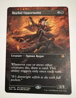 MTG Morbid Opportunist (Borderless) [Outlaws of Thunder Junction Special Guests - Image 1