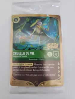 Cruella De Vil Judgmental Traveler - 45/P3 Promo - Disney Lorcana Wilds Unknown - Image 1