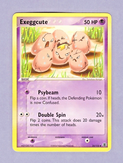 Pokemon EXEGGCUTE card 50 HP ♦ 33/112 ENG non comune - Image 1