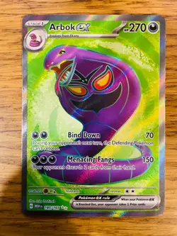 Arbok (185/165) S&V 151 Full Art Ultra Rare Pokemon Card! FAST & FREE P&P! - Image 1