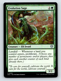 Evolution Sage U Commander: Lorwyn Eclipsed 105 NM - Image 1